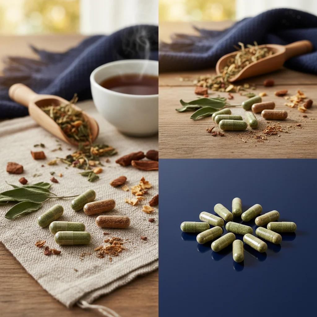 Plantaardige capsules en kruidenextracten